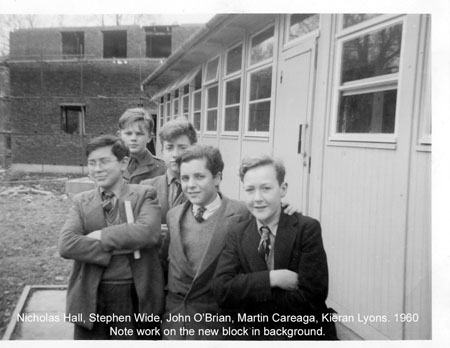 By the Wooden Classrooms Block 1960